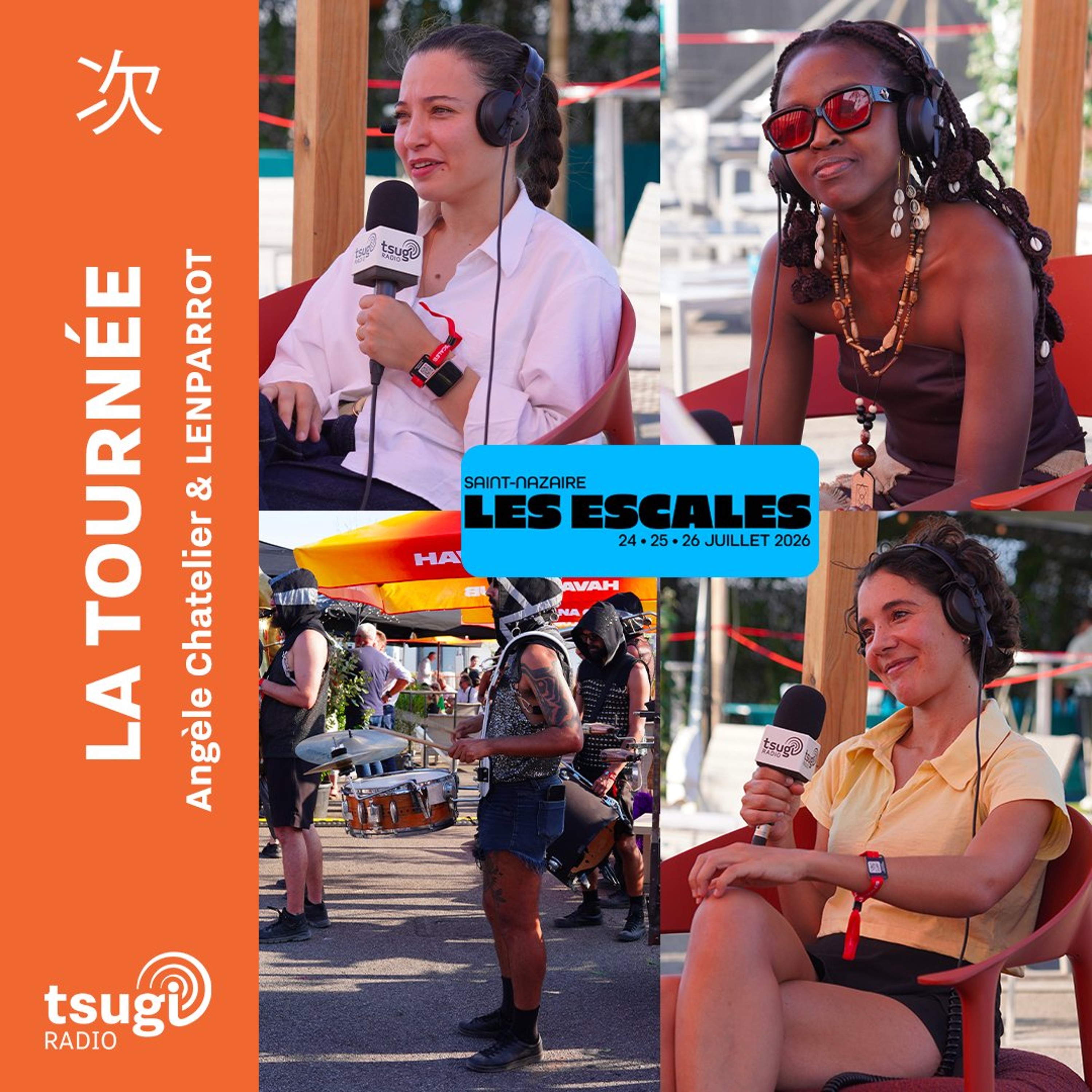 La Tournée · Les Escales de Saint-Nazaire avec Archive, Meryem Aboulouafa, Tina Ardor, Flo Massé et Yann Bieuzent