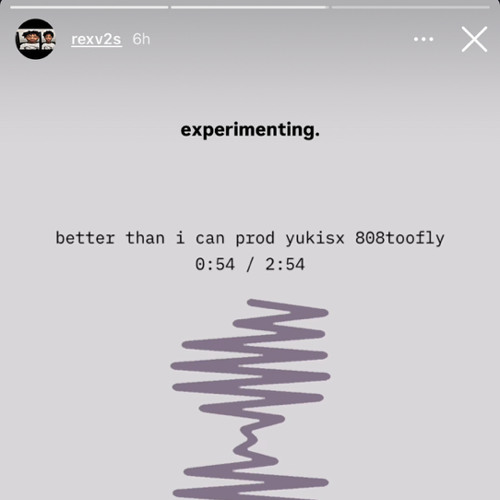 rexv2 ⇀ better than i can (prod. yukisx + 808toofly) [snippet]