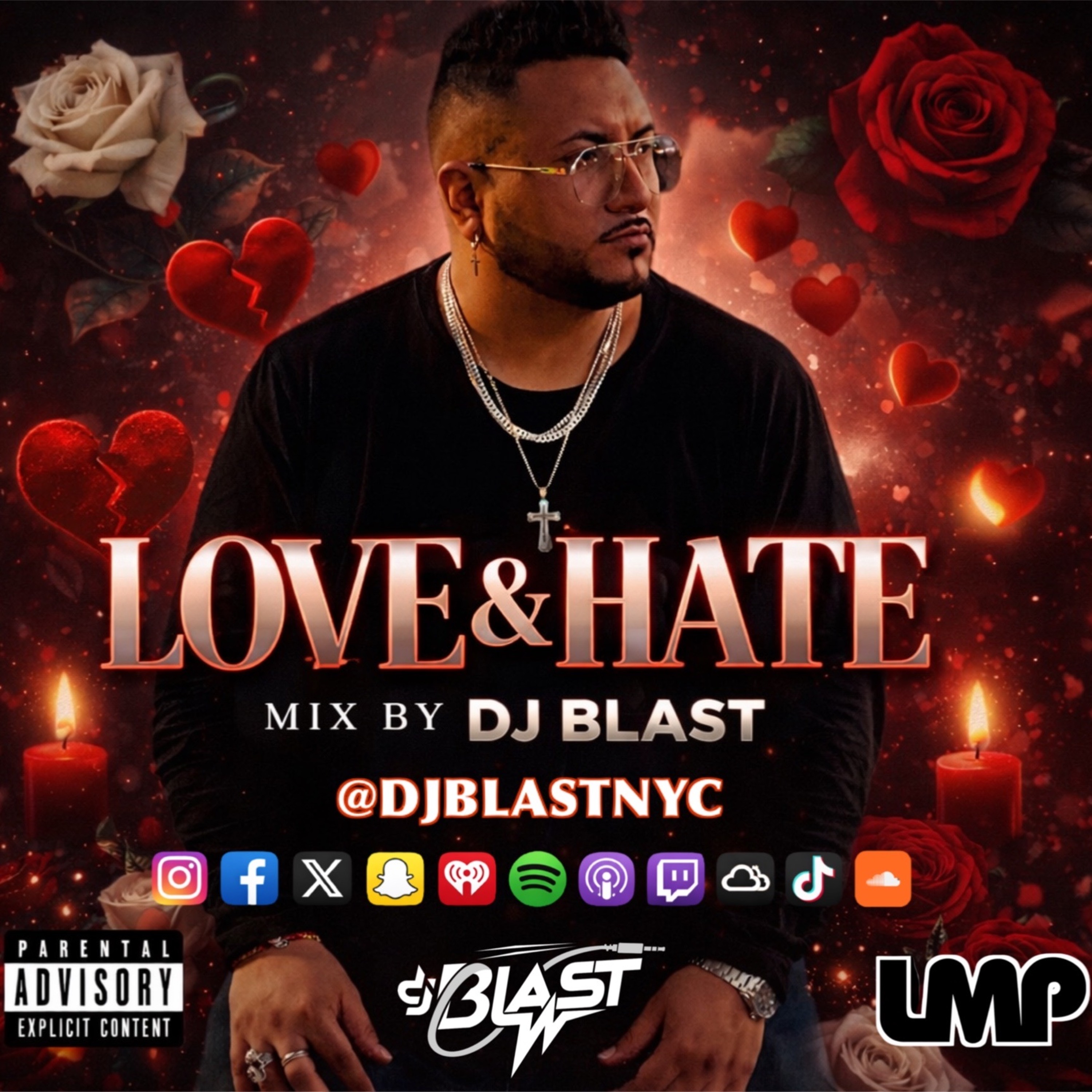 LOVE & HATE MIX - DJ BLAST #IAMLMP #BACHATA #REGGAETON #DADDYYANKEE #BADBUNNY #BEELE #AVENTURA