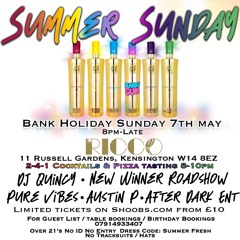 Pure Vibes Ent - Live At Summer Sundays 07.05.2023
