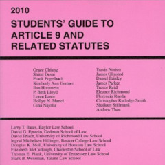 download KINDLE 📂 2010 Students' Guide to Article 9 and Related Statutes by  David G