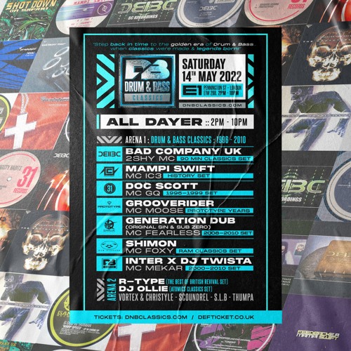 Bad Company UK & 2SHY MC - DNB Classics - May 2022