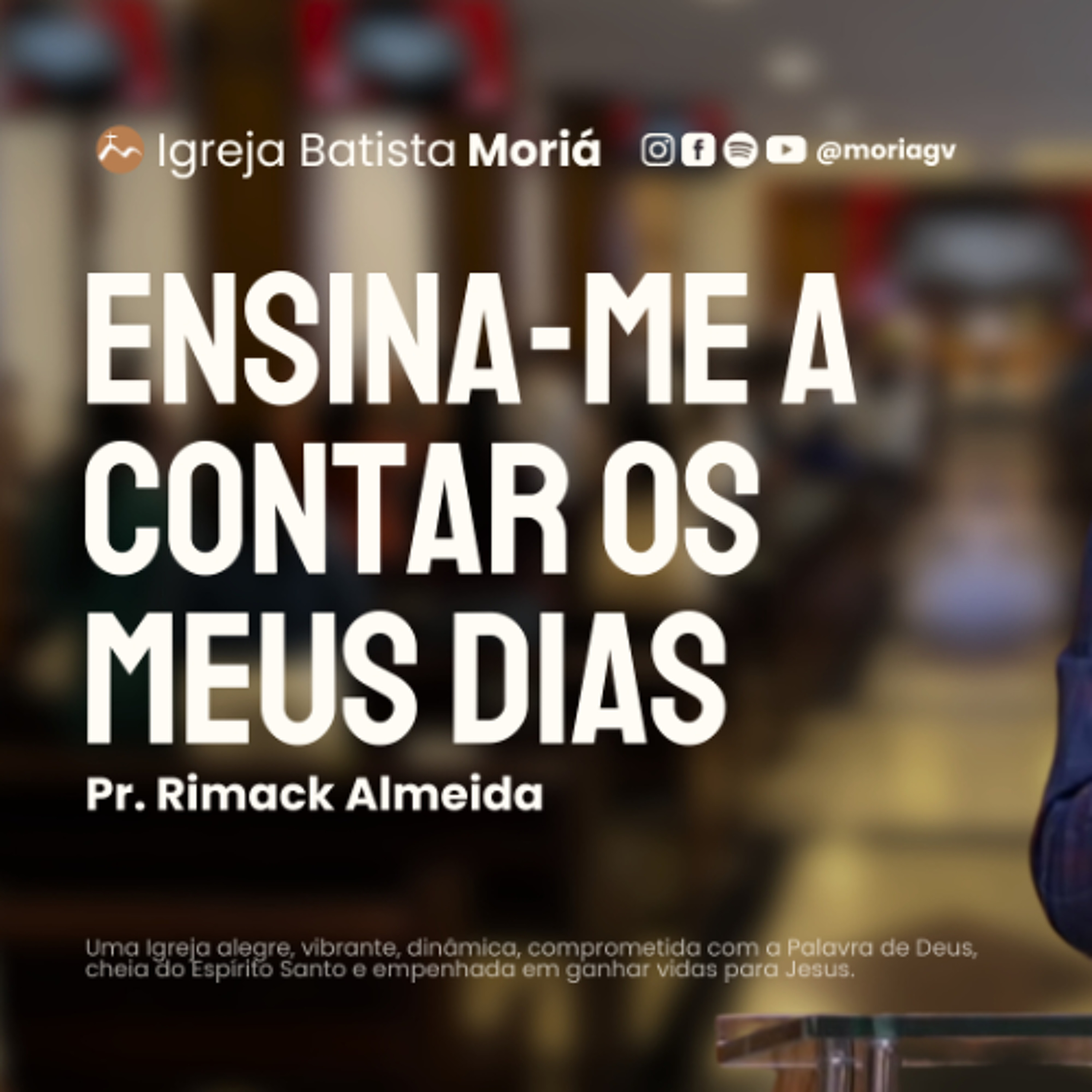 Ensina-me a contar meus dias - Pr. Rimack Almeida - Culto de Adoração [19.04.2026]