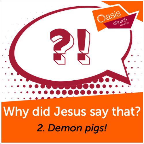 Why did Jesus say that? Part Two: Demon Pigs!