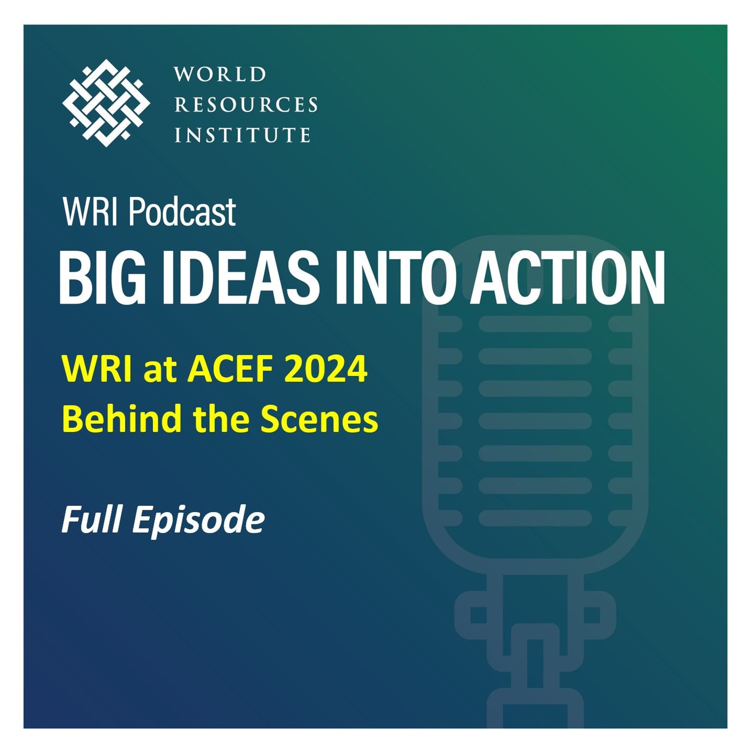 World Resources Institute Podcasts Plus