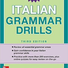 [FREE] EPUB 📃 Italian Grammar Drills, Third Edition (Lange) by Paola Nanni-Tate KIND