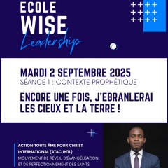 S01 Encore une fois, J'ébranlerai les cieux et la terre - Pasteur Philippe Koffi Agbemehin