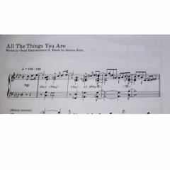 All the Things You Are - first line - March 2020