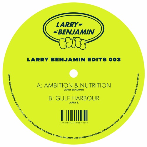 B: Larry S. - Gulf Harbour