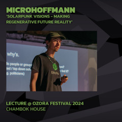 MICROHOFFMANN 'Solarpunk Visions: Making Regenerative Future Reality' @ Ozora 2025 | Chambok House