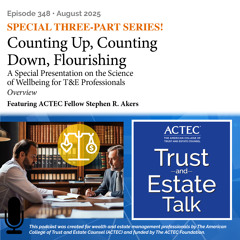 Counting Down, Counting Up, Flourishing: Overview