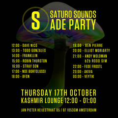 Frankllin - Saturo Sounds ADE 2024 @ Kashmir Lounge