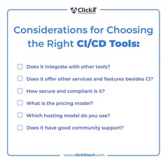 Choosing The Right CICD Tools