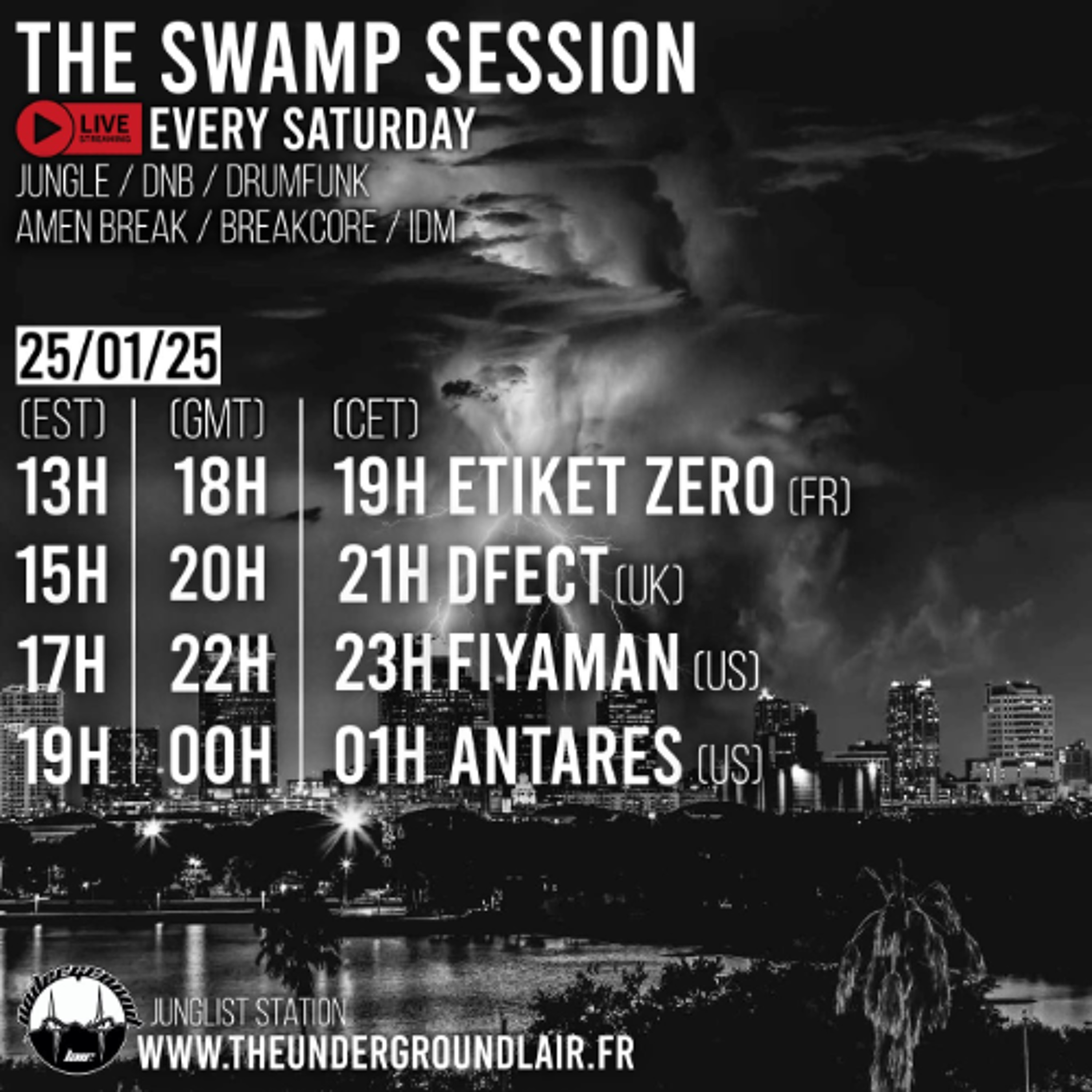 Antares LIVE on The Underground Lair - The Swamp Session - 25.01.25 episode artwork