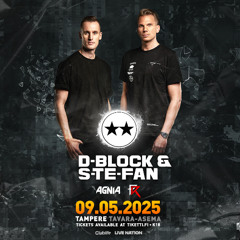 D-BLOCK & S-TE-FAN 9.5.2025 TAVARA-ASEMA TAMPERE DJ-SKABA