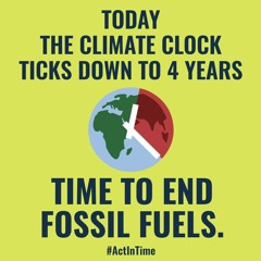 Climate Clock Shows 5 Years Left To Prevent Climate Chaos