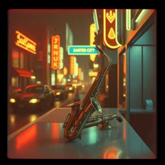 City lights flicker like forgotten dream