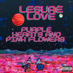 Purple Hearts and Pink Flowers
