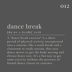 THE DAILY DANCE BREAK 012 (TECHNO)