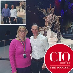 25. Natural History Museum CIO Alison Davis with predecessors Ian Golding and David Thomas