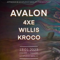Willis @Amnexia & Studio Saglio w/ Avalon