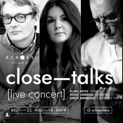 Live concert (Alina Botei -vocals, Iordache - sax, Sorin Romanescu - guitar)