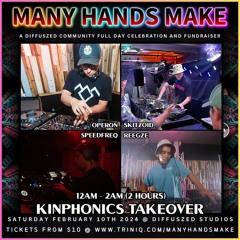 Crew Takeover - "Many Hands Make" @ Diffuszed Studios [Feb 10th, 2024]