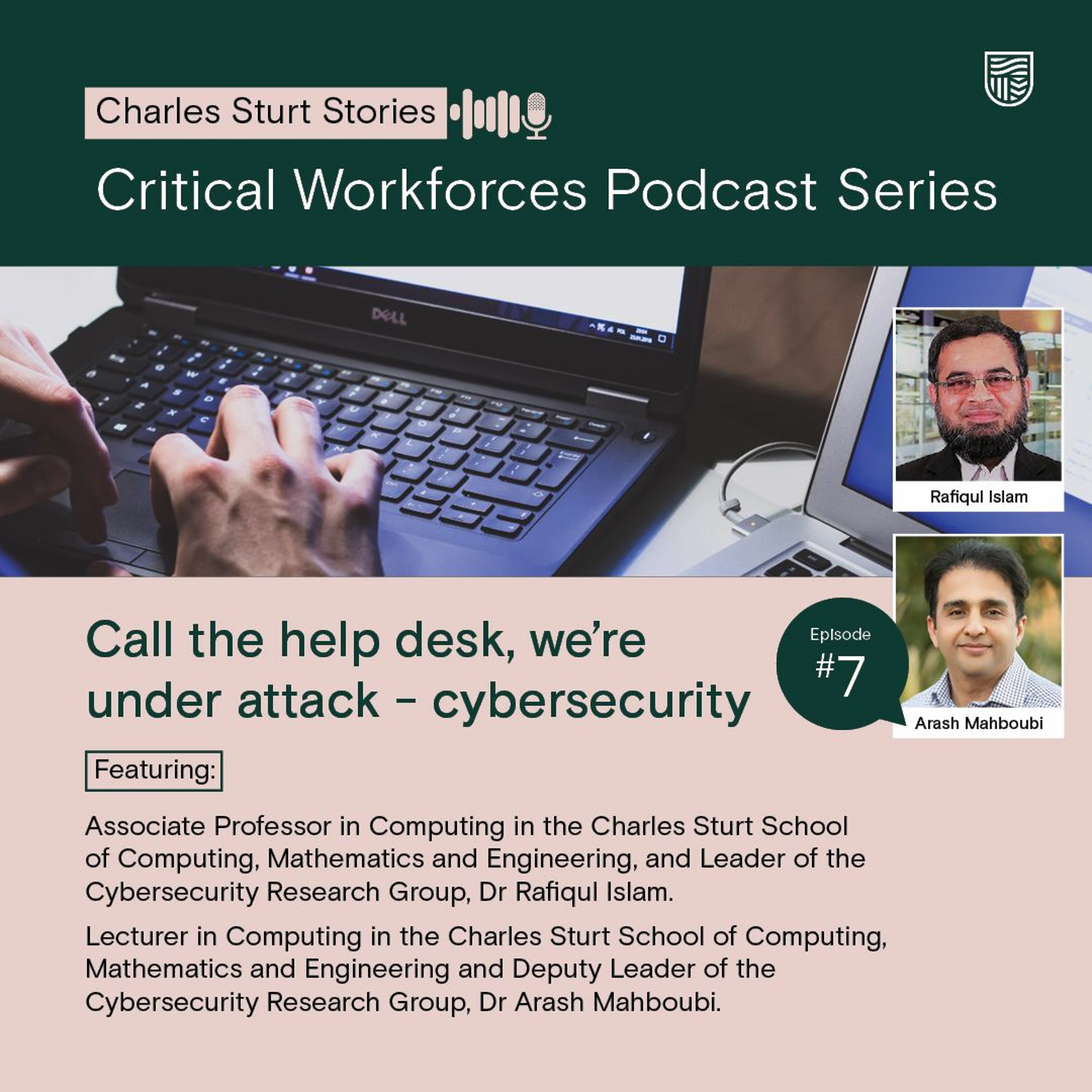 Call the help desk, we’re under attack - cybersecurity episode artwork