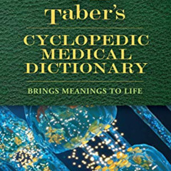download EPUB 💌 Taber's Cyclopedic Medical Dictionary by  Donald Venes MD  MSJ [PDF
