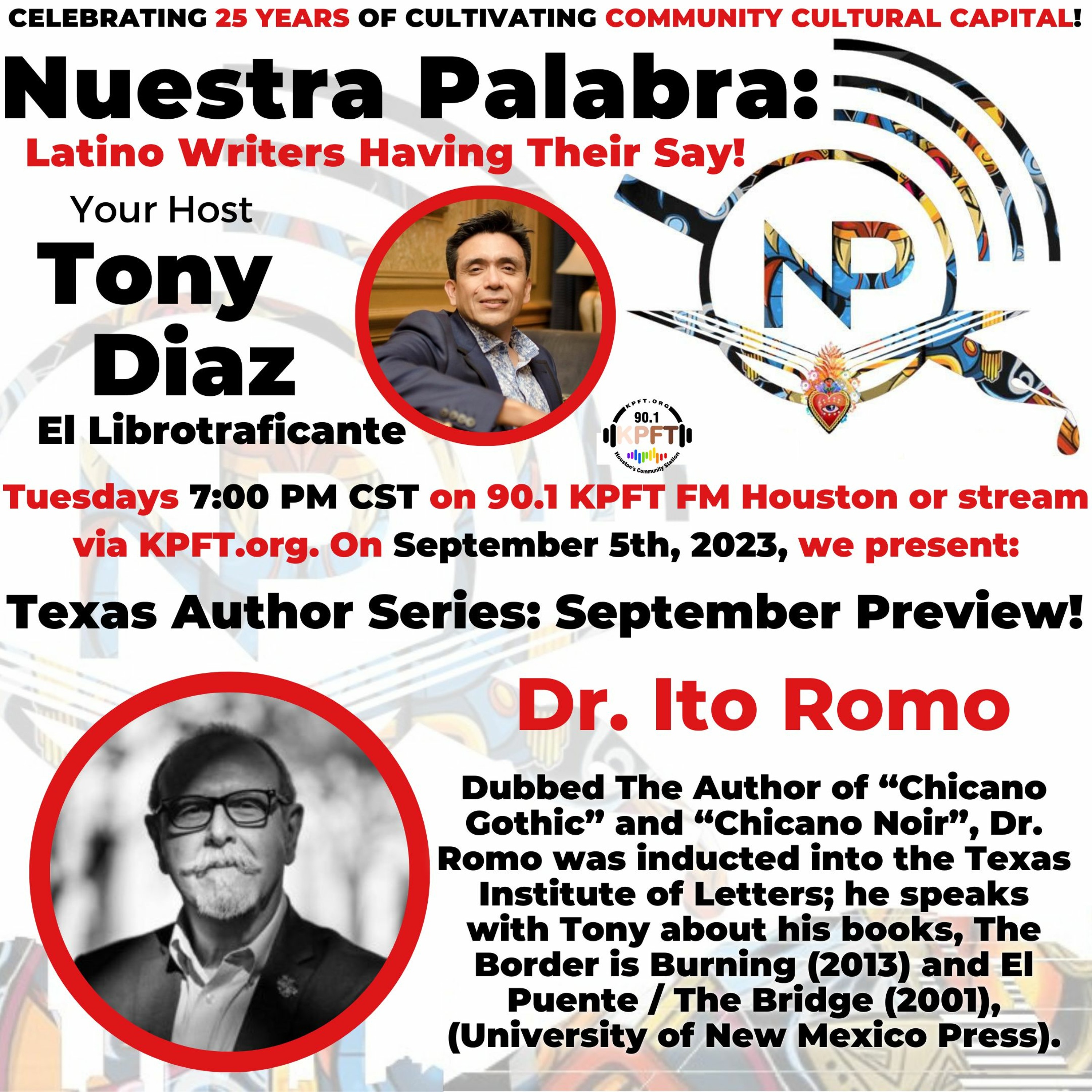 Nuestra Palabra: Latino Writers Have Their Say w/ Tony Diaz