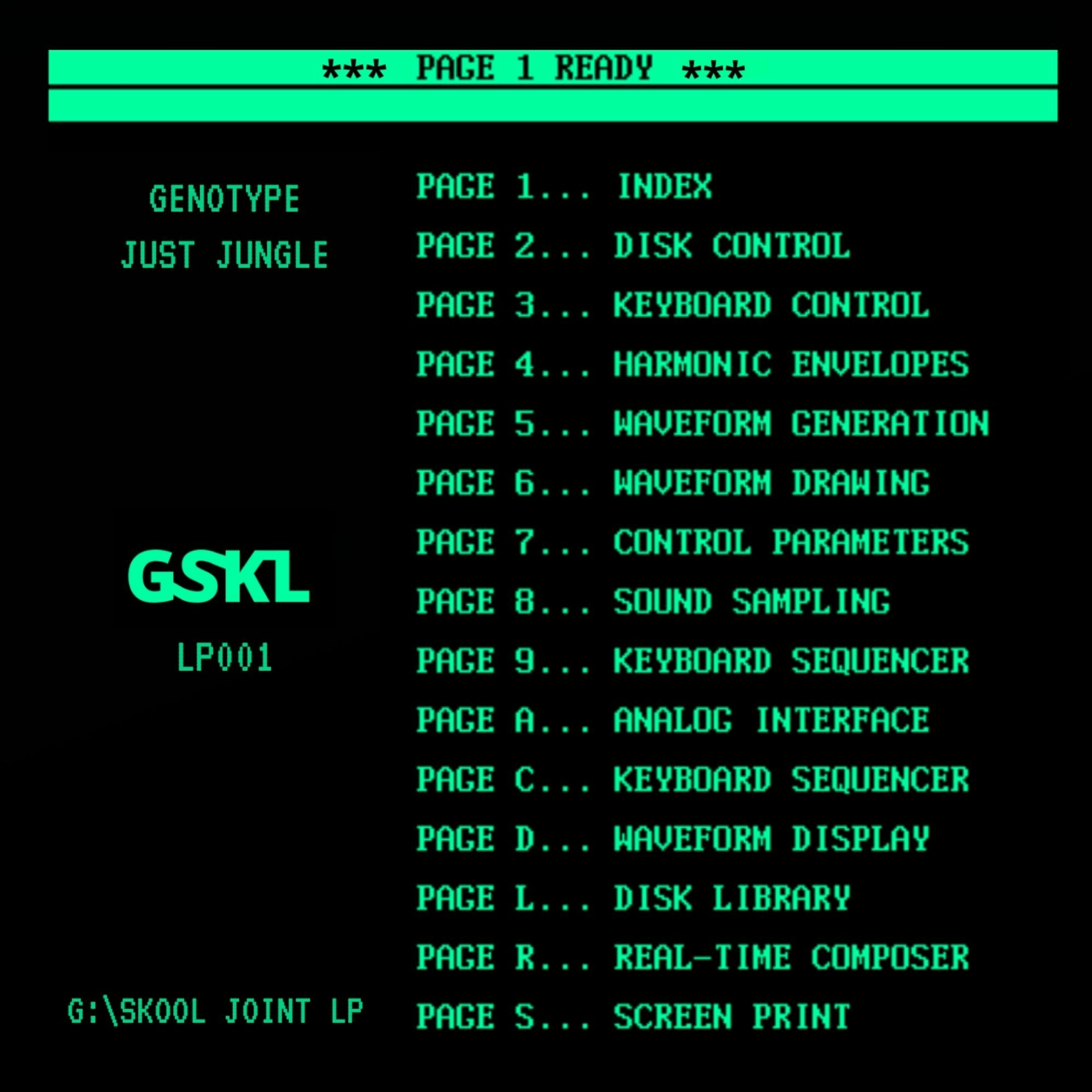 Genotype - Splinter - (Genotype​/​Just Jungle - A ' G Skool Joint ' LP) episode artwork