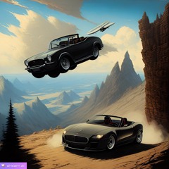 Riding in a drop top coupe