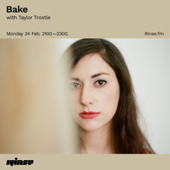 Bake with Taylor Trostle - 24 February 2020