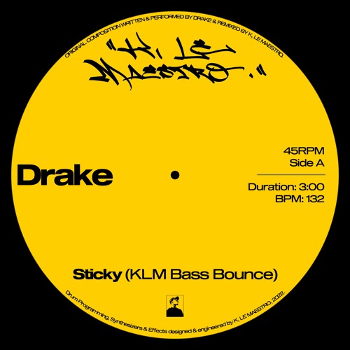 DRAKE – STICKY (KLM FLIP)