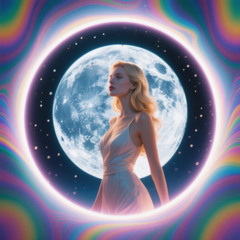 Woman In The Moon