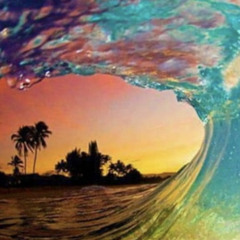 riding the waves
