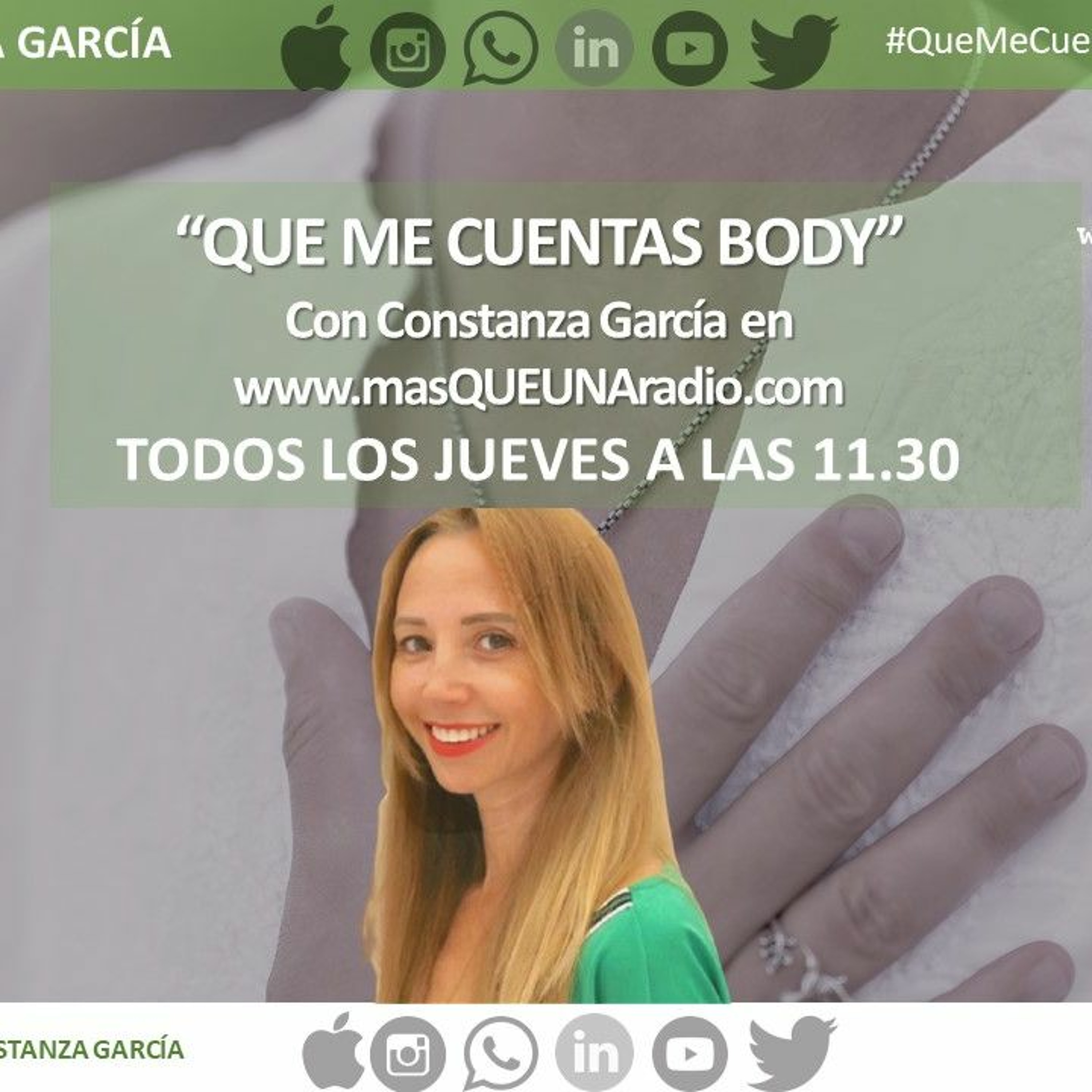 QUE ME CUENTAS BODY #15. Con Constanza García, experta en comunicación no verbal. episode artwork