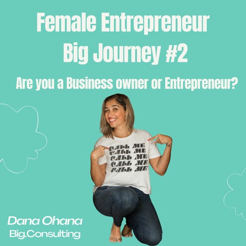 Female Entrepreneur Big Journey #2 - Are you a Business Owner or Entrepreneur?