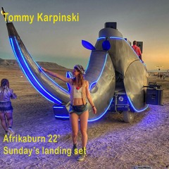 Afrikaburn 22' Sunday's landing set