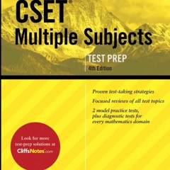 [PDF] Download CliffsNotes CSET Multiple Subjects: Fourth Edition, Revised