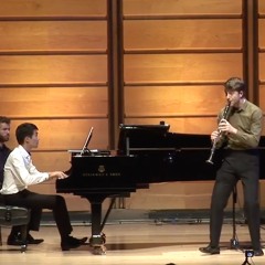 Oliver Shermacher performs "Sonata for Clarinet and Piano" (Mov. 1) by Francis Poulenc