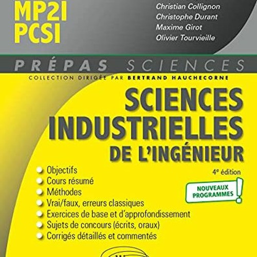 Lire Sciences industrielles de l'ingénieur MPSI - MP2I - PCSI - Programme 2021 en version PDF f6NL3