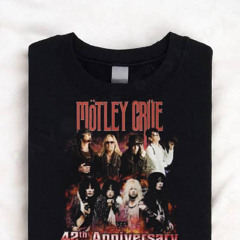 Motley Crae 42th Anniversary 1981 2023 Thank You For The Memorie Shirt