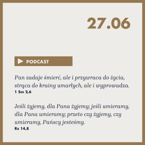 Poranek ze Słowem na 27 czerwca 2025