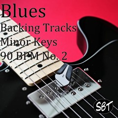 Blues Guitar Backing Track A Minor 90 BPM No.2