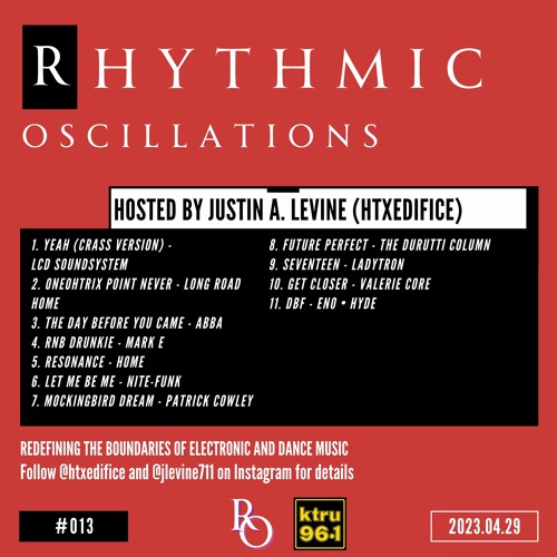 Rhythmic Oscillations 013 (2023.04.29)