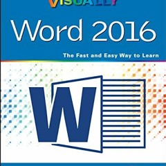 View PDF 📝 Teach Yourself VISUALLY Word 2016 (Teach Yourself VISUALLY (Tech)) by  El