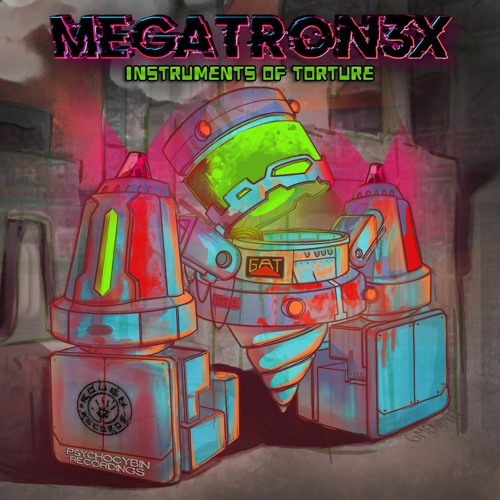 MEGATRON3X - INSTRUMENTS OF TORTURE ( ROUGH RECS & PSYCHOCYBIN RECS CO-RELEASE )