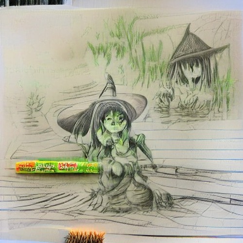 green Nya swamp girl