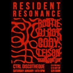 DJ Roy at Resident Resonance (January 14, 2023)